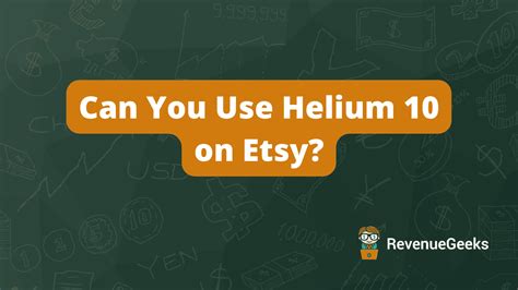 Can You Use Helium 10 on Etsy? (2024)