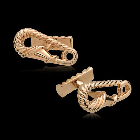 Vintage Cartier 18K Gold Cufflinks - Fereshteh Broumand Inc