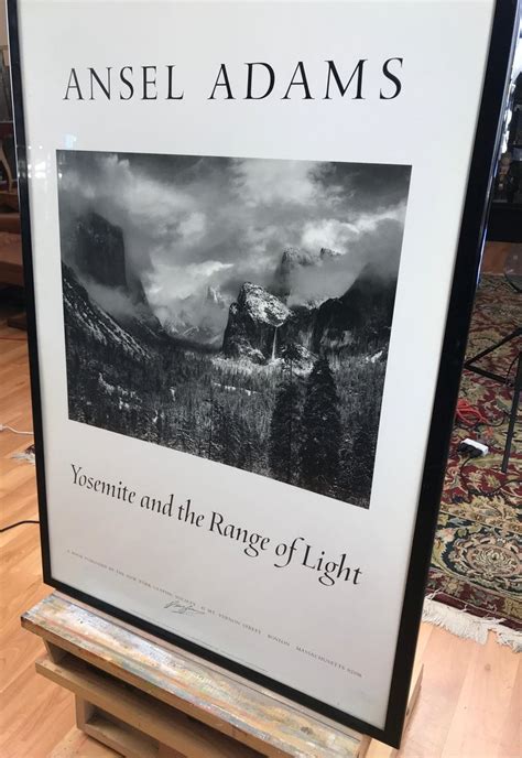 Ansel Adams "Yosemite and the Range of Light" Poster Signed at 1stDibs