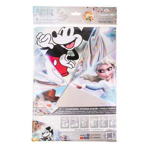 Crystal Art Disney 100 Sticker Album Starter Pack