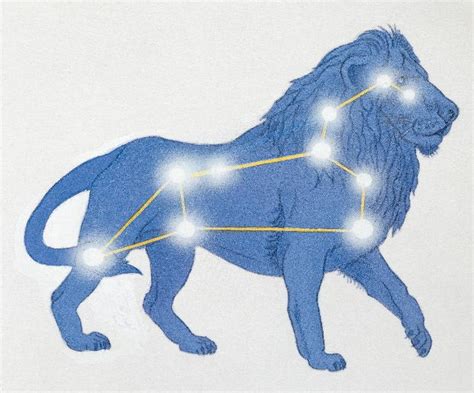 leo constellation with lion "overlay" for lack of a better word. Part ...