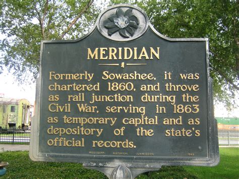 Historical Markers in Lauderdale County - MISSISSIPPI HISTORICAL MARKERS