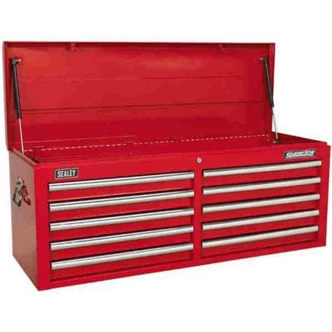 Tool Chest Sealey Superline Pro AP5210T Topchest 10 Drawer - Red