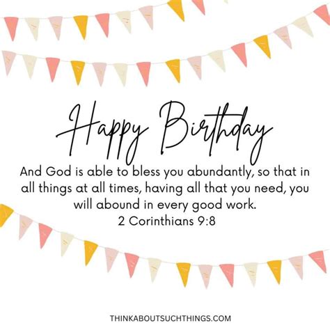 37 Best Bible Verses For Birthdays [With Images] | Think About Such Things