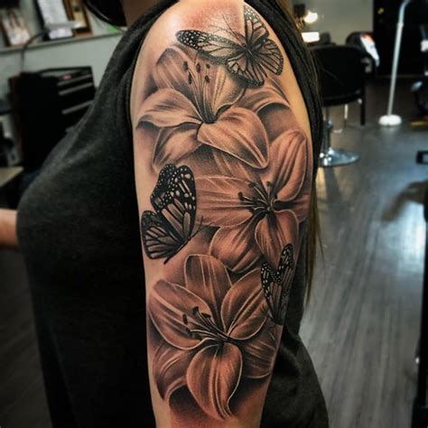 𝔍𝔬𝔞𝔫𝔫𝔞𝔨𝔞𝔶𝔞𝔯𝔱 on Instagram: “Lilies and butterflies! For appointments email Joannak… | Lily ...