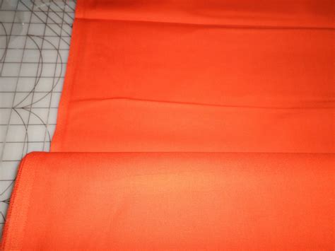 TANGERINE ORANGE CANVAS fabric by the yard, fq+, Robert Kaufman fabric, 100% cotton fabric ...