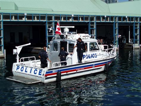 Police boat on patrol in Toronto's harbour Police Box, Police Station ...