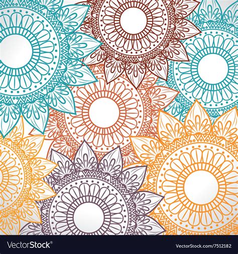 Bohemian background design Royalty Free Vector Image