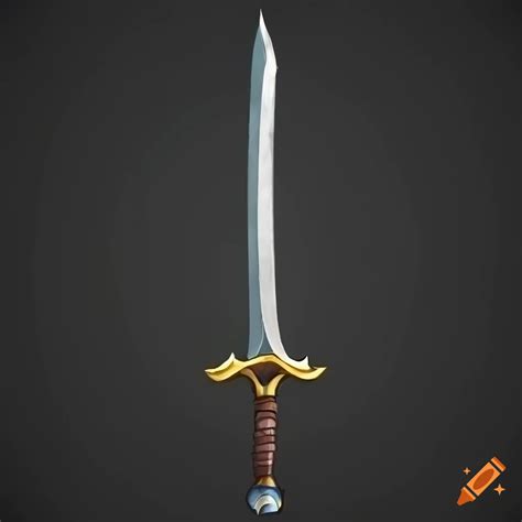 Stylised concept of a sword