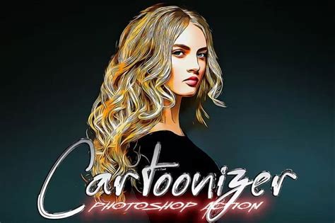 Cartoonizer Photoshop Action Free Download - FreeGFX4u