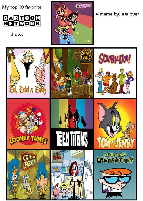 My Top 10 Favorite Cartoon Network Shows By Alphamoxley95 On Deviantart ...