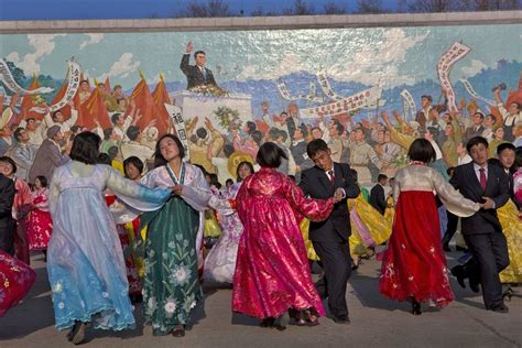 North Korea celebrates Kim dynasty with song and dance as world watches for missile launch