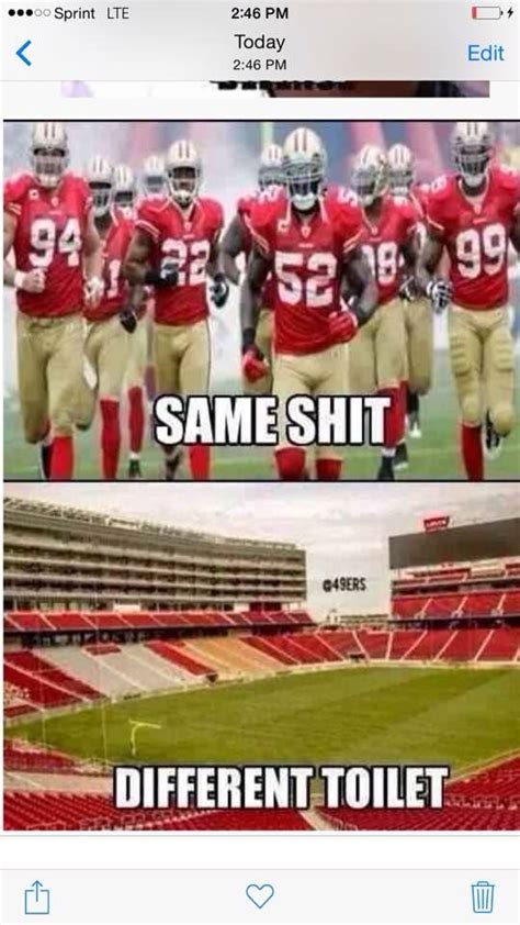 Pin by Collette Mathis Castillo on great sayings | Football funny, 49ers memes, Sports memes