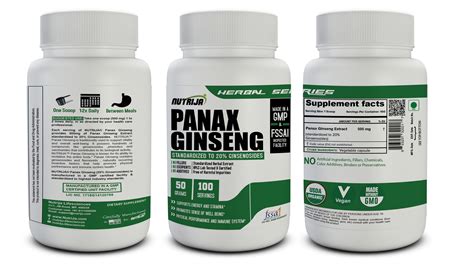 Buy Panax Ginseng Online in India | NutriJa™ Supplement Store