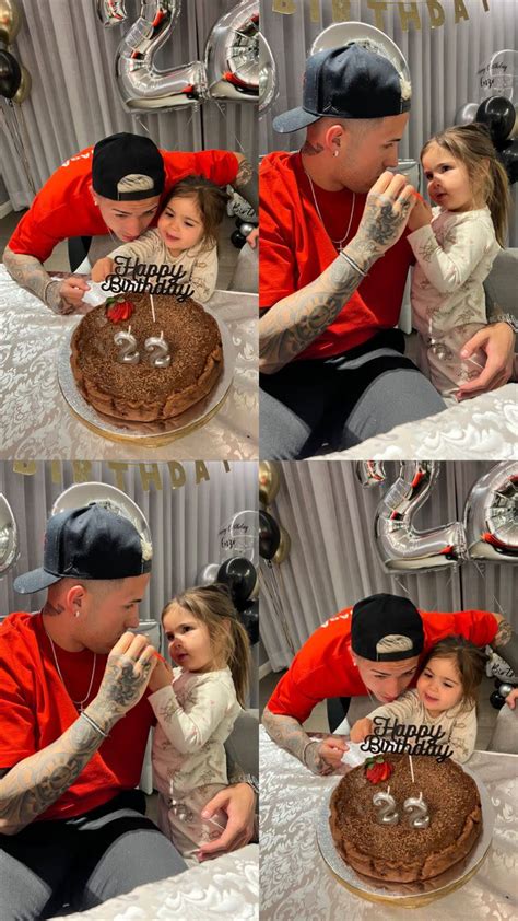 Las fotos de Enzo Fernández con su hija Olivia en el festejo de su cumpleaños número 22 y el ...