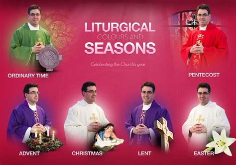 Liturgical Colours and Seasons: Celebrating the Church's Year. Nice link. Protestant catechists ...