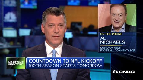 Sunday Night Football's Al Michaels on his playbook & the NFL's 100th