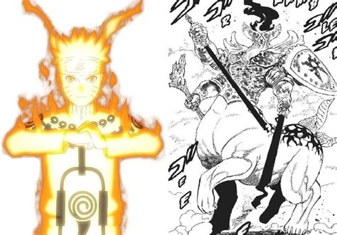 Naruto (With Kurama Chakra Mode 1) vs Original Demon (Nanatsu no Taizai ...