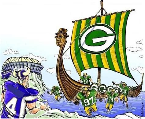 lol- Green Bay Packers destroy the Vikings | Green bay packers ...