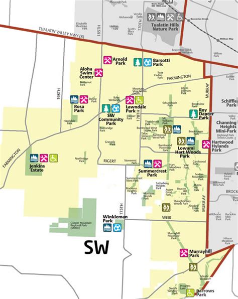 The Tualatin Hills Park & Recreation District Bond - Interactive Map