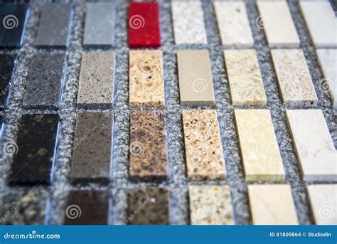 Colorful Stone Color Samples of Kitchen Countertops. Granite Counters, Marble Countertop and ...