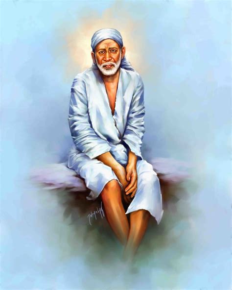 Shirdi Sai Baba, Digital Arts by Lena Bharathi | Artmajeur