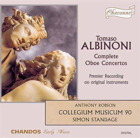 Albinoni: Complete Oboe Concertos - Robson, CM90, Standage - jewish-music