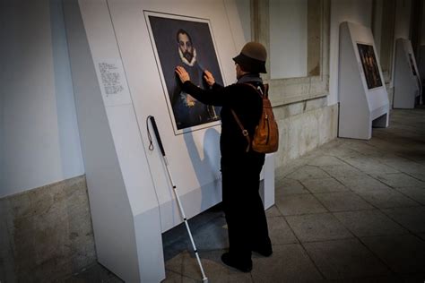 This is the first museum where blind people can see art with their hands