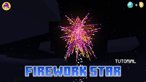 How to craft Firework "Star" - Minecraft mini tutorial - YouTube