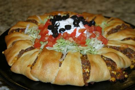 Crescent Roll Taco Bake Recipe - Crockpot Girl