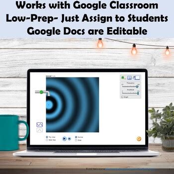 PhET Waves Intro Virtual Lab NGSS MS-PS-4-1 GOOGLE by Ratelis Science