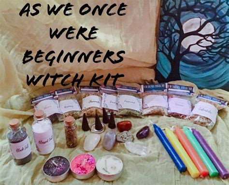 Witch Essential Beginner Spell Kit baby Witch Kit - Etsy | Candle ...