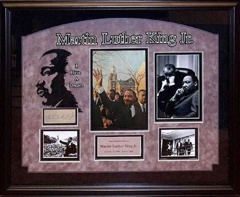 Martin Luther King Jr. Autographed Collage