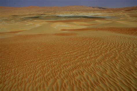 Sand Dunes At The Empty Quarter Desert Photograph by David Santiago Garcia