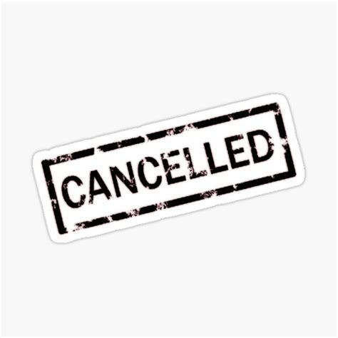 "Cancelled Culture" Sticker for Sale by flowartgal | Redbubble