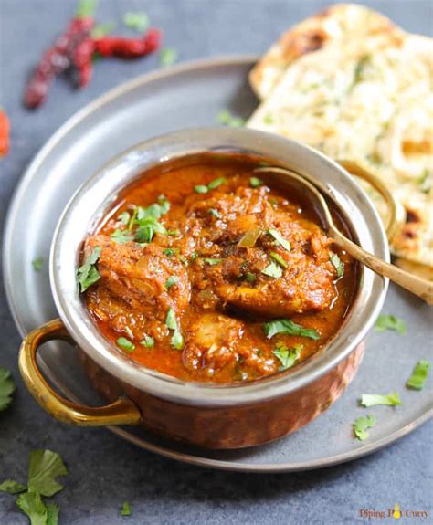 Chicken Vindaloo - Authentic Pressure Cooker Recipe - Piping Pot Curry