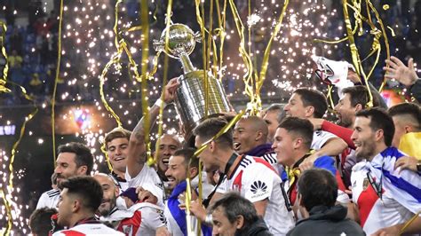 River Plate return to Argentina, celebrate Copa Libertadores title with ...