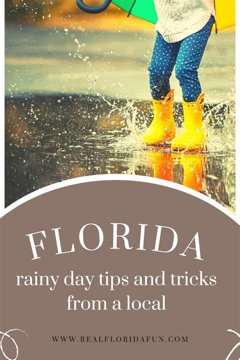 Florida Rainy Day Tips | How to handle Florida Rain