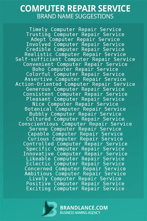 Computer Repair Business Name