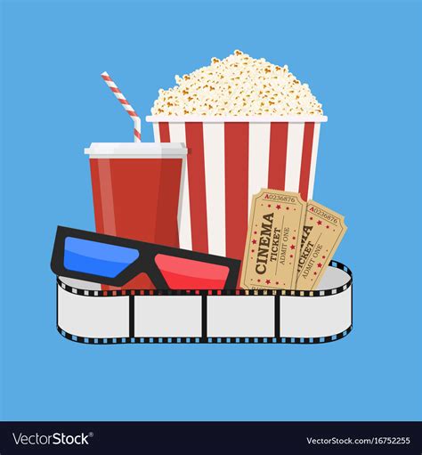 Movie poster template Royalty Free Vector Image