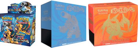 Pokémon TCG XY Evolutions Booster Box & Elite Trainer Boxes 3x Bundle