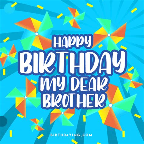 Birthday Animated Gif Image For Brother | Happy birthday brother from ...