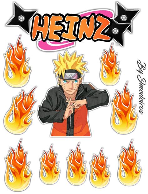 Printable Naruto Cake Topper