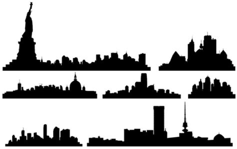 City skylines | Free Vector