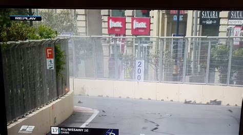 Unusual Crash In F2 Practice : formula1