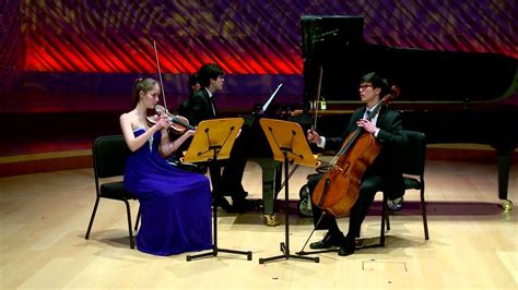 Music | Trio for Violin, Cello and Piano, Op.90 (1891) by Dvorák | 2016 National YoungArts Week ...