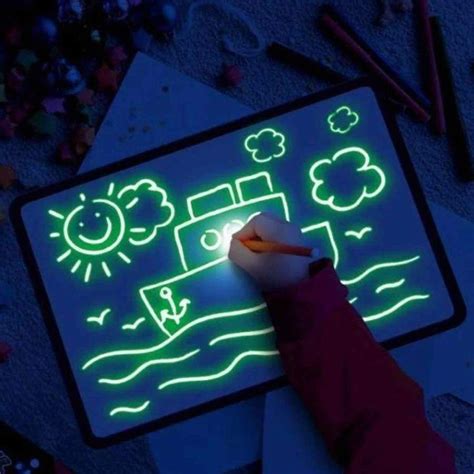 Magic LED Drawing Board for Kids – Jinny Bay | Drawing pad, Board for kids, Drawing board