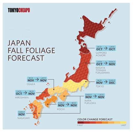 Autumn Colors in Japan: 2018 Fall Foliage Forecast - Japan Rail Pass