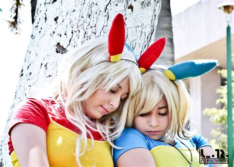 -Pokemon- Minun and Plusle Moemon Cosplay by StupiddHuman on DeviantArt