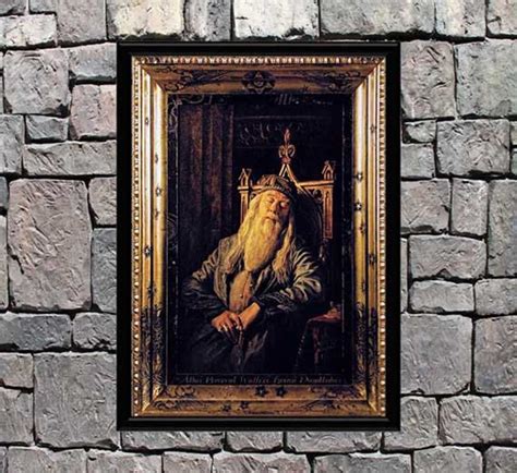 Dumbledore's Portrait Poster by TheCastleGiftShop on Etsy | Castle ...